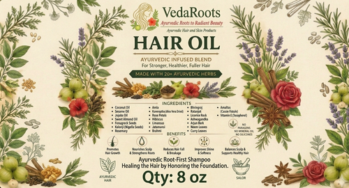 Ayurvedic Oil for Frizz-Free, Smooth Hair