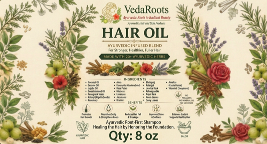 Ayurvedic Oil for Frizz-Free, Smooth Hair