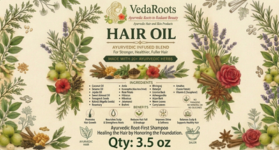 Herbal Hair Oil for Silky, Frizz-Control Hair